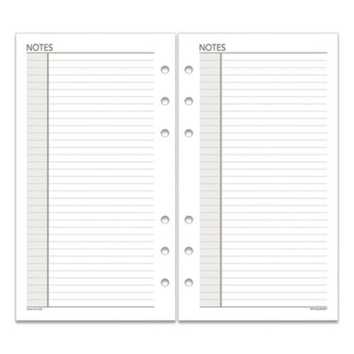 AT-A-GLANCE® Lined Notes Pages for Planners/Organizers, 6.75 x 3.75, White Sheets, Undated Item: AAG013200
