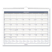AT-A-GLANCE® Multi Schedule Wall Calendar, 15 x 12, White/Gray Sheets, 12-Month (Jan to Dec): 2024 Item: AAGPM22MS28