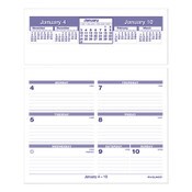 AT-A-GLANCE® Flip-A-Week Desk Calendar Refill, 7 x 6, White Sheets, 12-Month (Jan to Dec): 2025 Item: AAGSW705X50