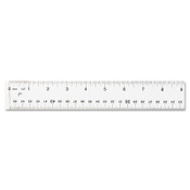 Westcott® Clear Flexible Acrylic Ruler, Standard/Metric, 18" Long, Clear Item: ACM10564