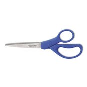 Westcott® Preferred Line Stainless Steel Scissors, 8" Long, 3.5" Cut Length, Straight Blue Handle Item: ACM41218