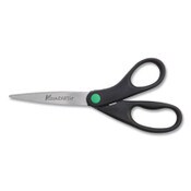Westcott® KleenEarth Scissors, 8" Long, 3.25" Cut Length, Straight Black Handle Item: ACM41418