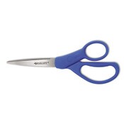 Westcott® Preferred Line Stainless Steel Scissors, 7" Long, 3.25" Cut Length, Straight Blue Handle Item: ACM43217