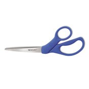 Westcott® Preferred Line Stainless Steel Scissors, 8" Long, 3.5" Cut Length, Offset Blue Handle Item: ACM43218