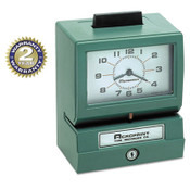 Acroprint® Model 125 Heavy-Duty Time Recorder, Manual Operation, Month/Date/1-12 Hours/Minutes, Green Item: ACP011070411