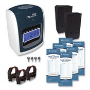 Acroprint® ATR480 Time Clock and Accessories Bundle, Digital Display, White/Charcoal Item: ACPTTB500