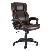 Alera® Alera Brosna Series Mid-Back Task Chair, Supports Up to 250 lb, 18.15" to 21.77" Seat Height, Brown Seat/Back, Brown Base Item: ALEBRN42B59