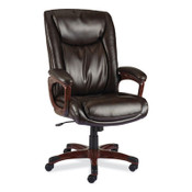 Alera® Alera Darnick Series Manager Chair, Supports Up to 275 lbs, 17.13" to 20.12" Seat Height, Brown Seat/Back, Brown Base Item: ALEDN42B19