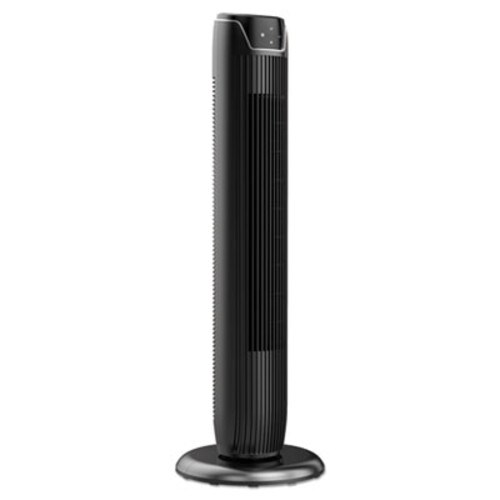 Alera® 36" 3-Speed Oscillating Tower Fan with Remote Control, Plastic, Black Item: ALEFAN363