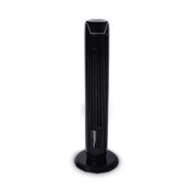 Alera® 36" 3-Speed Oscillating Tower Fan with Remote Control, Plastic, Black Item: ALEFAN363