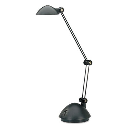 Alera® Twin-Arm Task LED Lamp with USB Port, 11.88w x 5.13d x 18.5h, Black Item: ALELED912B