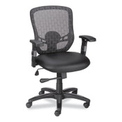Alera® Alera Linhope Chair, Supports Up to 275 lb, Black Seat/Back, Black Base Item: ALELH42B14