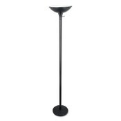 Alera® Torchier Floor Lamp, 12.5w x 12.5d x 72h, Matte Black Item: ALELMPF52B