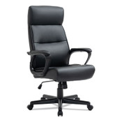 Alera® Alera Oxnam Series High-Back Task Chair, Supports Up to 275 lbs, 17.56" to 21.38" Seat Height, Black Seat/Back, Black Base Item: ALEON41B19