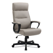Alera® Alera Oxnam Series High-Back Task Chair, Supports Up to 275 lbs, 17.56" to 21.38" Seat Height, Tan Seat/Back, Black Base Item: ALEON41B59