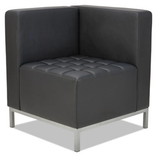 Alera® Alera QUB Series Corner Sectional, 26.38w x 26.38d x 30.5h, Black Item: ALEQB8016