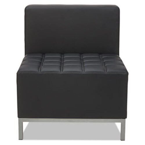 Alera® Alera QUB Series Armless L Sectional, 26.38w x 26.38d x 30.5h, Black Item: ALEQB8116