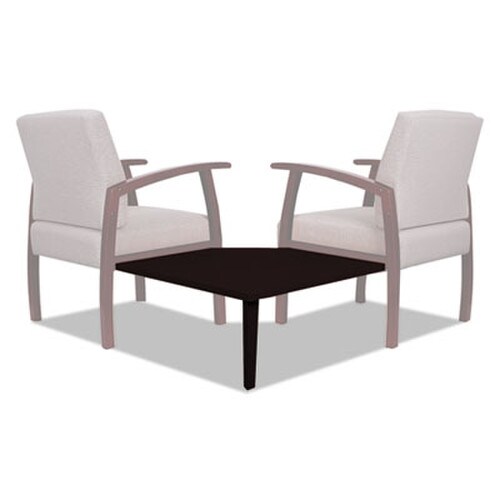 Alera® Alera Reception Lounge 700 Series Gang Table, Corner, 27.5w x 27.5d x 13.13h, Mahogany Item: ALERL7628M