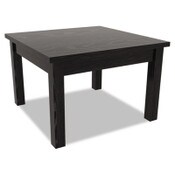 Alera® Alera Valencia Series Occasional Table, Rectangle, 23.63w x 20d x 20.38h, Black Item: ALEVA7520BK