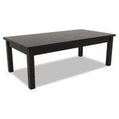 Alera® Alera Valencia Series Occasional Table, Rectangle, 47.25w x 19.13d x 16.38h, Black Item: ALEVA7548BK