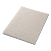 Americo® Polishing Pads, 14 x 28, White, 5/Carton Item: AMF40121428