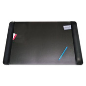 Artistic® Executive Desk Pad with Antimicrobial Protection, Leather-Like Side Panels, 36 x 20, Black Item: AOP413861