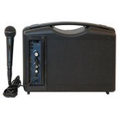 AmpliVox® Bluetooth Audio Portable Buddy with Wired Mic, 50 W, Black Item: APLS222A