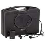 AmpliVox® Bluetooth Audio Portable Buddy with Wireless Handsfree Mic, 50 W, Black Item: APLSW222A