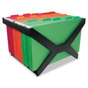 Advantus Letter/Legal Hanging File Rack, Legal/Letter Size, 12" Long, Black Item: AVT63000