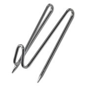 Advantus Panel Wall Wire Hooks, Silver, 25 Hooks/Pack Item: AVT75370