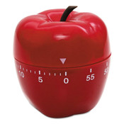 Baumgartens® Shaped Timer, 4" Diameter x 4"h, Red Apple Item: BAU77042