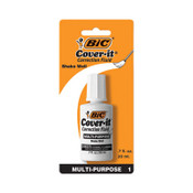 BIC® Cover-It Correction Fluid, 20 ml Bottle, White Item: BICWOC12WE