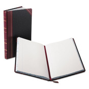 Boorum & Pease® Record and Account Book, Custom Rule, Black/Red/Gold Cover, 13.75 x 8.38 Sheets, 300 Sheets/Book Item: BOR9300R