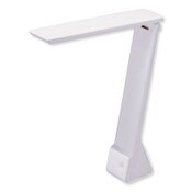 Bostitch® Konnect Rechargeable Folding LED Desk Lamp, 2.52w x 2.13d x 11.02h, Gray/White Item: BOSKTVLED1810WH