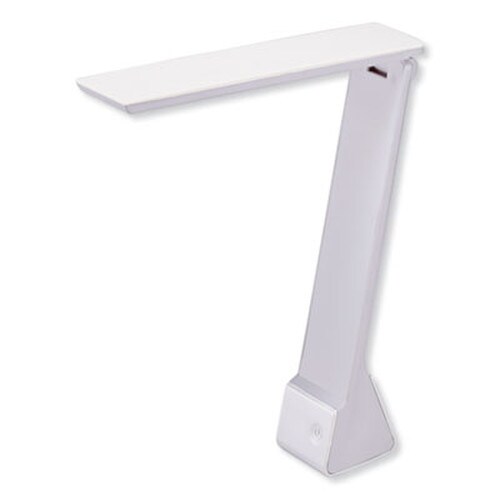 Bostitch® Konnect Rechargeable Folding LED Desk Lamp, 2.52w x 2.13d x 11.02h, Gray/White Item: BOSKTVLED1810WH