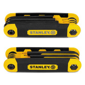 Stanley® Folding Metric and SAE Hex Keys, 2/Pack, Yellow/Black Item: BOSSTHT71839