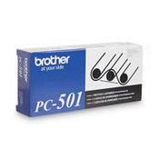 Brother PC-501 Thermal Transfer Print Cartridge, 150 Page-Yield, Black Item: BRTPC501