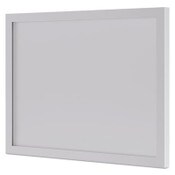 HON® BL Series Frosted Glass Modesty Panel, 39.5w x 0.13d x 27.25h, Silver/Frosted Item: BSXBLBF72MODG