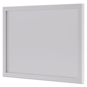 HON® BL Series Frosted Glass Modesty Panel, 39.5w x 0.13d x 27.25h, Silver/Frosted Item: BSXBLBF72MODG