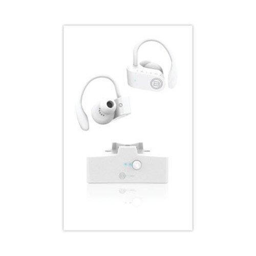 ByTech® Bluetooth Sports Earbuds, White Item: BTHBCAUBE119WT