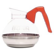 BUNN® 64 oz. Easy Pour Decanter, Orange Handle Item: BUN6101