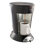 BUNN® My Cafe Pourover Commercial Grade Coffee/Tea Pod Brewer, Stainless Steel, Black Item: BUNMCP