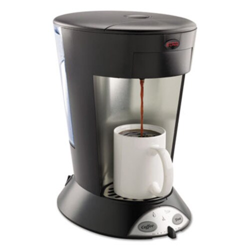 BUNN® My Cafe Pourover Commercial Grade Coffee/Tea Pod Brewer, Stainless Steel, Black Item: BUNMCP