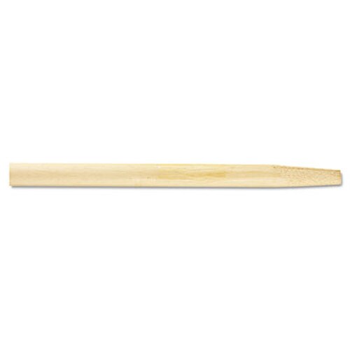 Boardwalk® Tapered End Broom Handle, Lacquered Hardwood, 1.13" dia x 54", Natural Item: BWK124