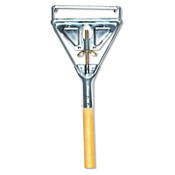 Boardwalk® Quick Change Metal Head Mop Handle for No. 20 and Up Heads, 62" Wood Handle Item: BWK605
