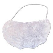 Boardwalk® Disposable Beard Covers, Polypropylene, White, 100/PK, 10PK/CT Item: BWKBC924