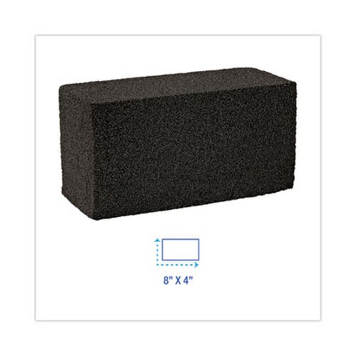 Boardwalk® Grill Brick, 8 x 4, Black, 12/Carton Item: BWKGB12PC