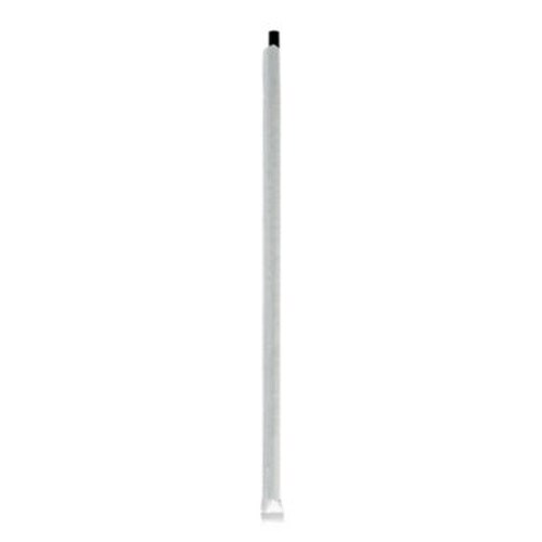 Boardwalk® Wrapped Giant Straws, 10.25", Polypropylene, Black, 1,200/Carton Item: BWKGST1025BK