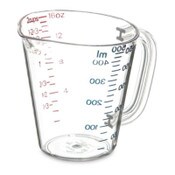 Carlisle Commercial Measuring Cup, 1 pt, Clear Item: CFS4314207