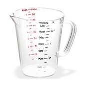 Carlisle Commercial Measuring Cup, 0.5 gal, Clear Item: CFS4314407